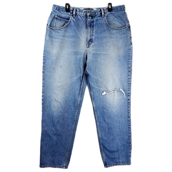 anchor blue Other - Vintage Anchor Blue Loose Jeans 40x32 Fits 39x30 Baggy Distressed Y2K Skater 90s